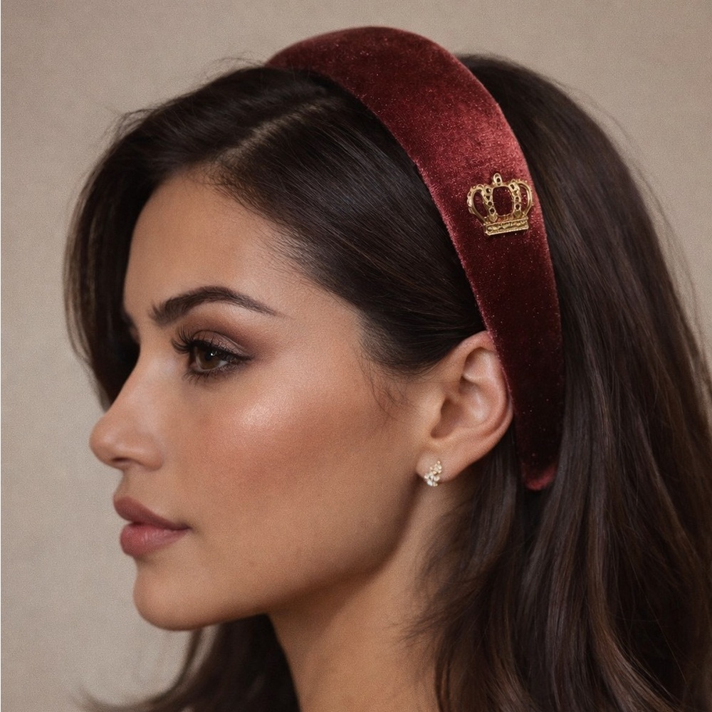 Dolce & Gabbana Beauty Rose Velvet Headband